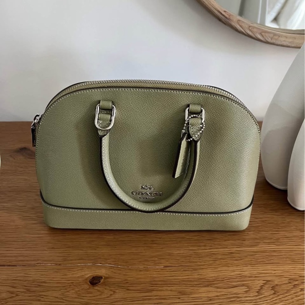 Coach Sage Green Satchel Bag
